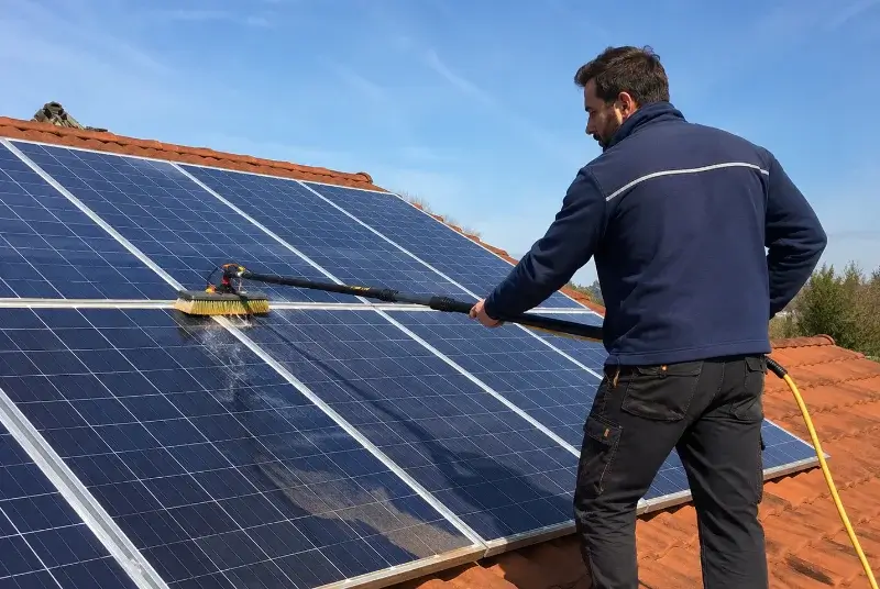 Nettoyage et entretien de panneaux solaires à Garindein