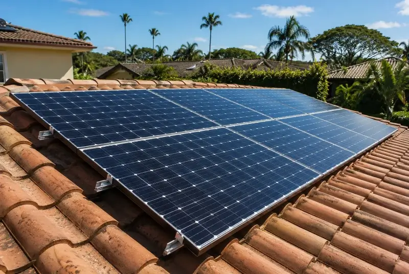 Installation de panneaux solaires à Garindein